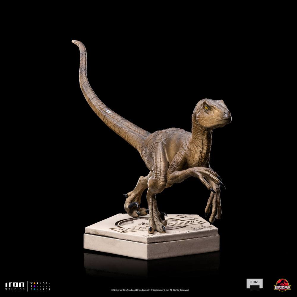 Jurassic World Icons Statue Velociraptor B 9 cm Image 7
