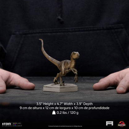 Jurassic World Icons Statue Velociraptor B 9 cm Image 10