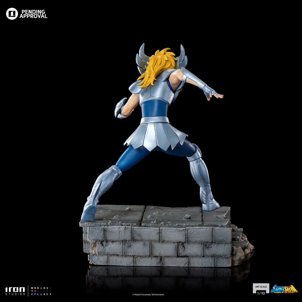 Saint Seiya Art Scale Statue 1/10 Cygnus Hyoga 19 cm Image 9
