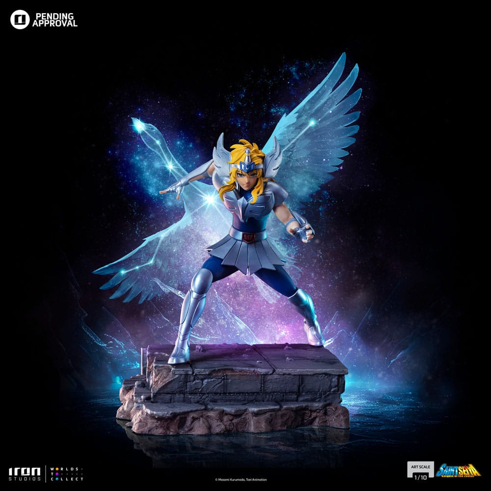 Saint Seiya Art Scale Statue 1/10 Cygnus Hyoga 19 cm Image 10