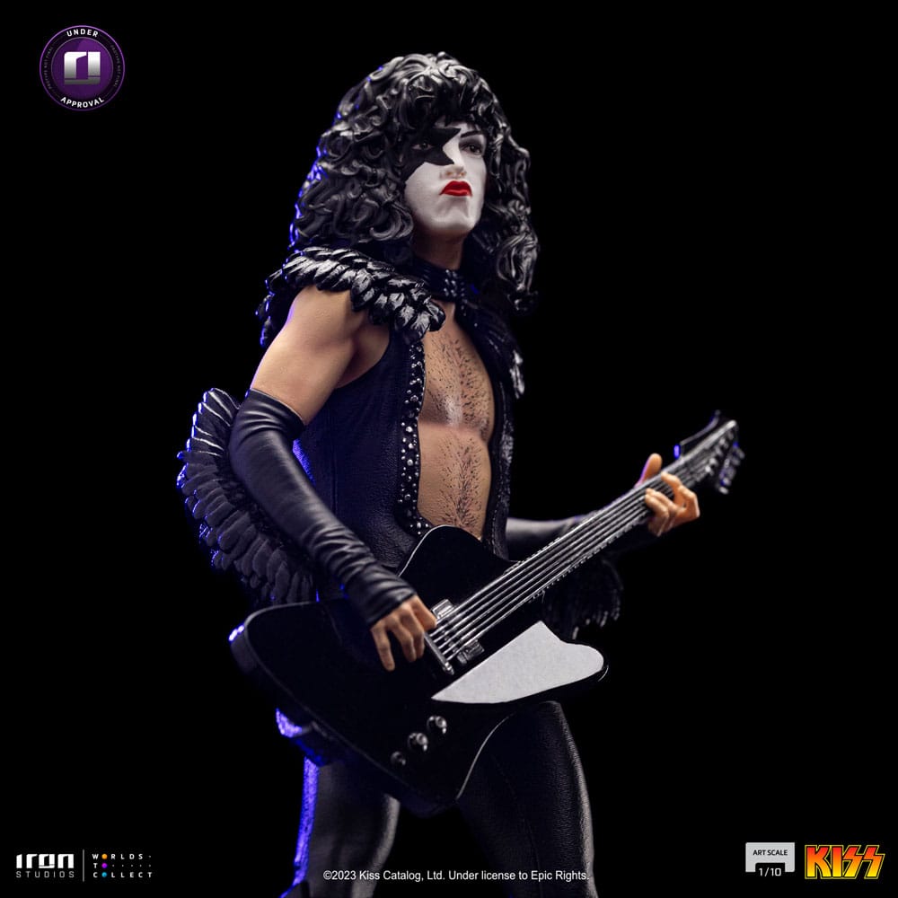 Kiss Art Scale Statue 1/10 Paul Stanley 22 cm Image 8