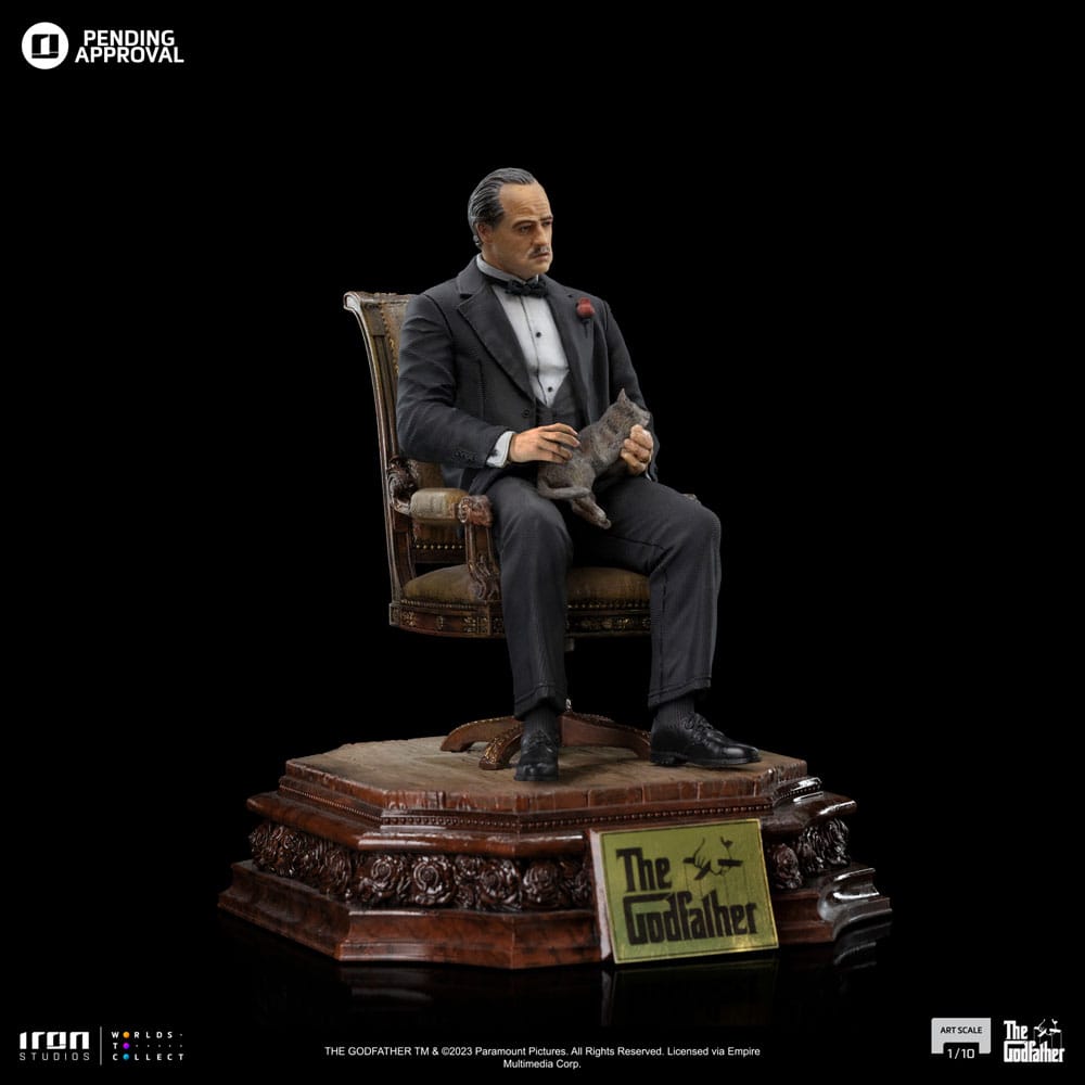 Der Pate Art Scale Statue 1/10 Don Vito Corelione 19 cm Image 8