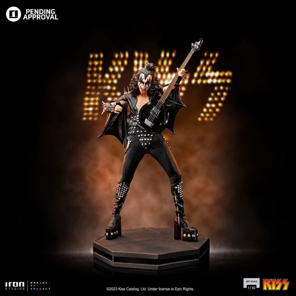 Kiss Art Scale 1/10 Gene Simons Limited Edtition 26 cm Image 5