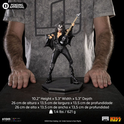 Kiss Art Scale 1/10 Gene Simons Limited Edtition 26 cm Image 8