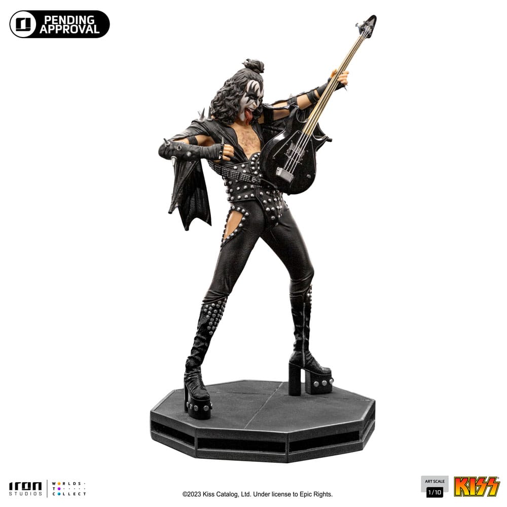 Kiss Art Scale 1/10 Gene Simons Limited Edtition 26 cm Image 11