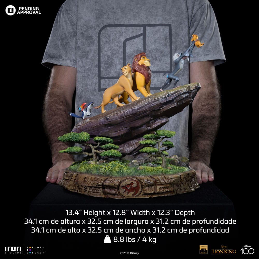 Disney Deluxe Art Scale Statue 1/10 Der König der Löwen 34 cm Image 8