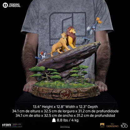 Disney Deluxe Art Scale Statue 1/10 Der König der Löwen 34 cm Image 8