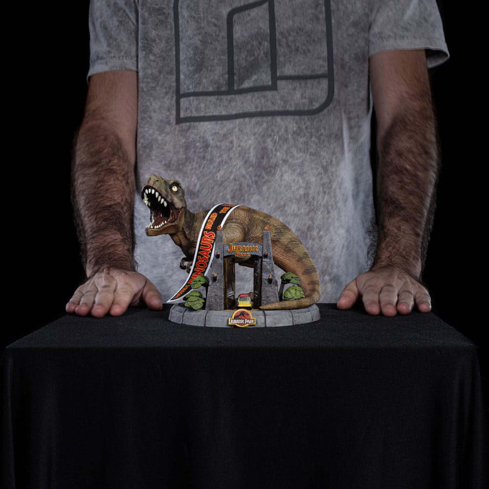 Jurassic Park Mini Co. PVC Figur T-Rex Illusion Deluxe 15 cm Image 12