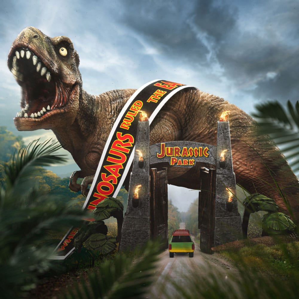 Jurassic Park Mini Co. PVC Figur T-Rex Illusion Deluxe 15 cm Image 18