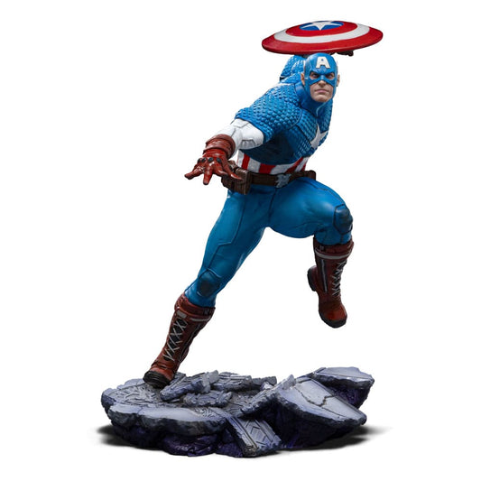 Marvel BDS Art Scale Statue 1/10 Captain America 22 cm Image 1