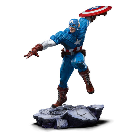 Marvel BDS Art Scale Statue 1/10 Captain America 22 cm Image 2