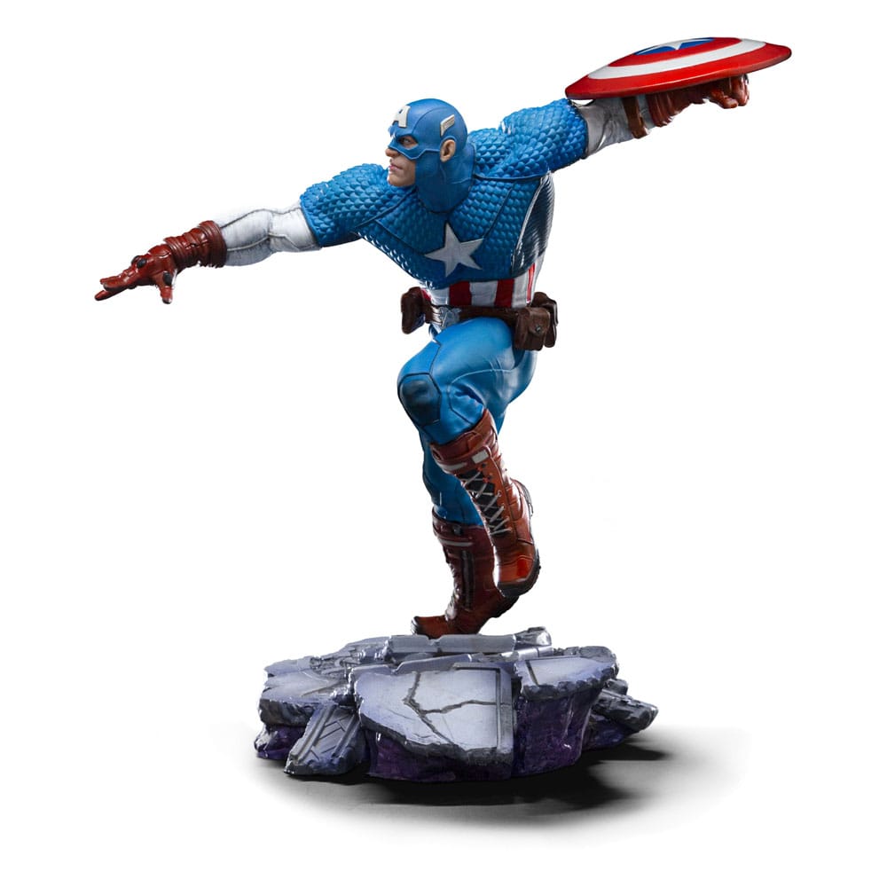 Marvel BDS Art Scale Statue 1/10 Captain America 22 cm Image 3
