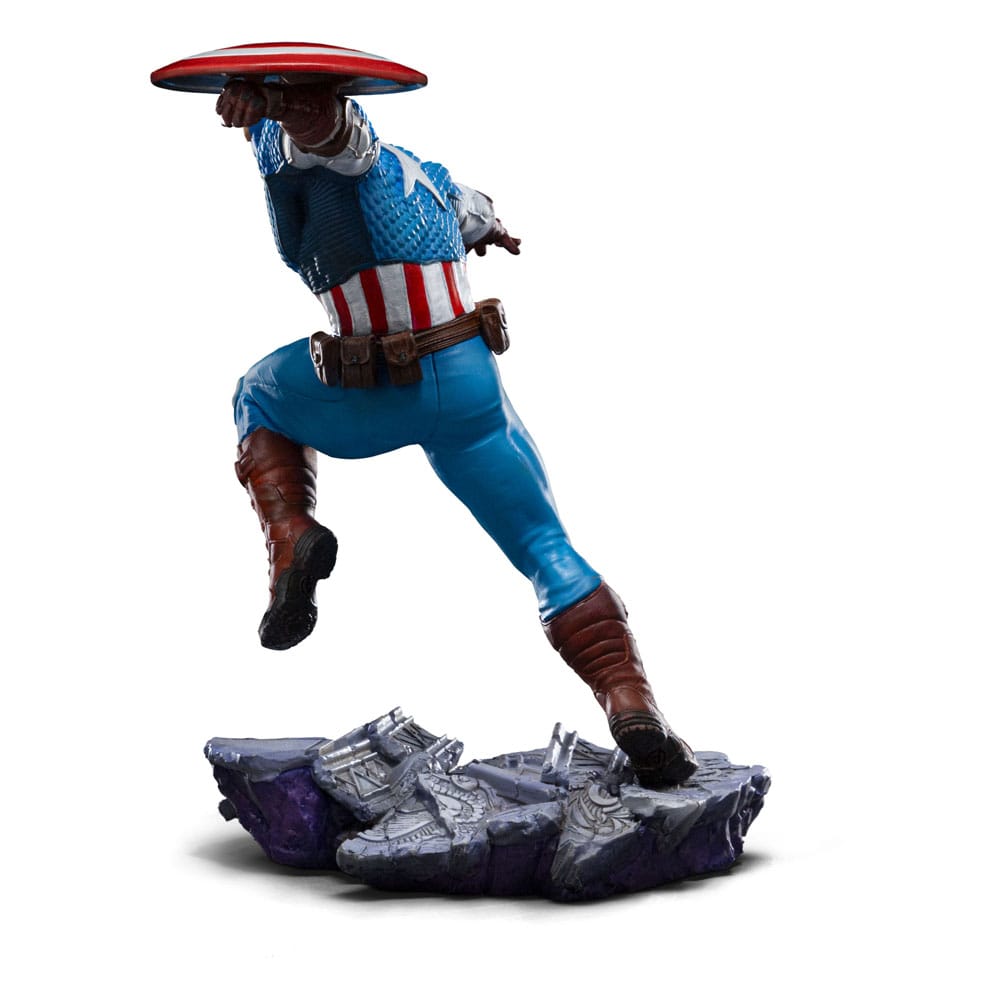 Marvel BDS Art Scale Statue 1/10 Captain America 22 cm Image 4