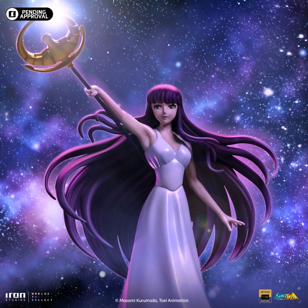 Saint Seiya Deluxe Art Scale Statue 1/10 Saori Kiddo 51 cm Image 14