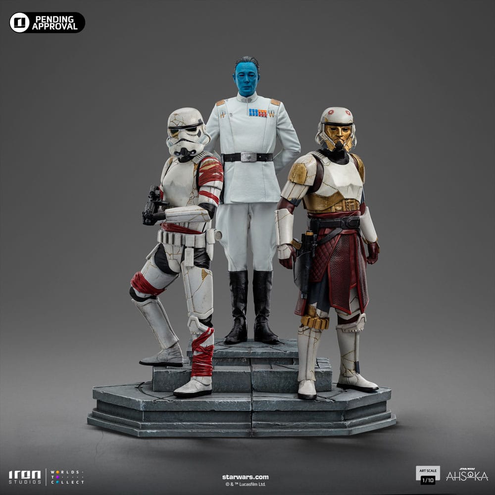 Star Wars Ahsoka Art Scale Statue 1/10 Grand Admiral Thrawn 25 cm Image 3
