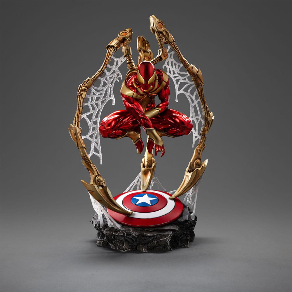Marvel Art Scale Deluxe Statue 1/10 Spider-man Iron Armor Comics (CCXP Exclusive 2024) 24 cm Image 2