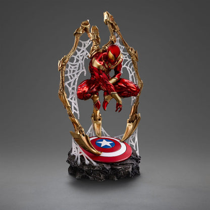 Marvel Art Scale Deluxe Statue 1/10 Spider-man Iron Armor Comics (CCXP Exclusive 2024) 24 cm Image 3
