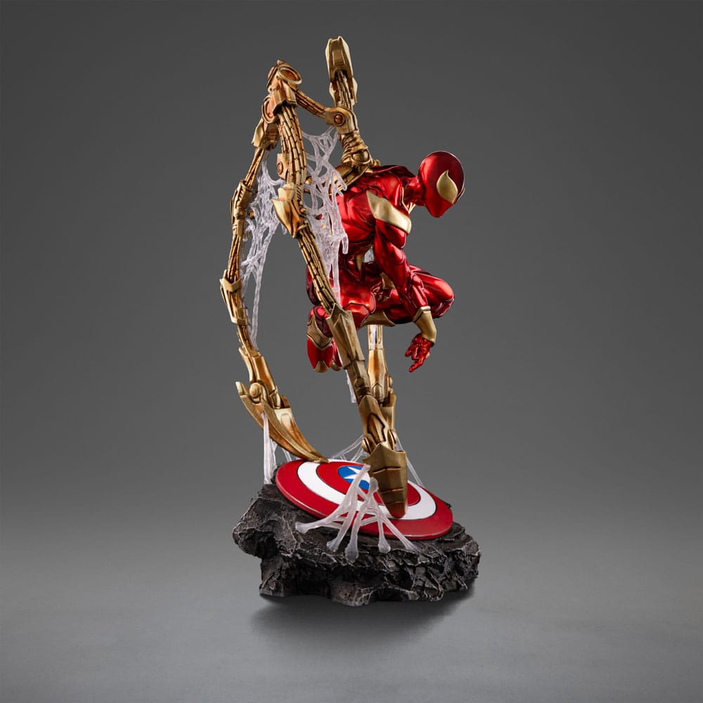 Marvel Art Scale Deluxe Statue 1/10 Spider-man Iron Armor Comics (CCXP Exclusive 2024) 24 cm Image 4