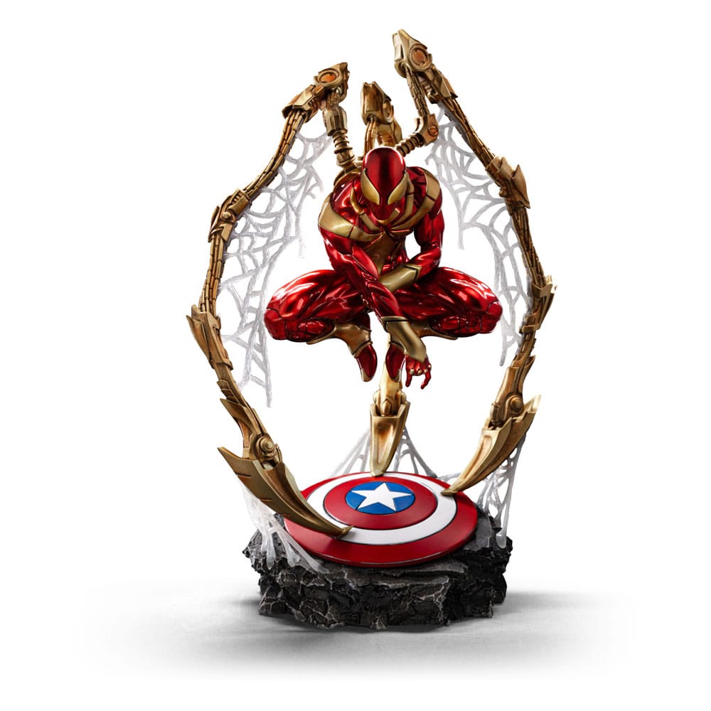 Marvel Art Scale Deluxe Statue 1/10 Spider-man Iron Armor Comics (CCXP Exclusive 2024) 24 cm Image 1