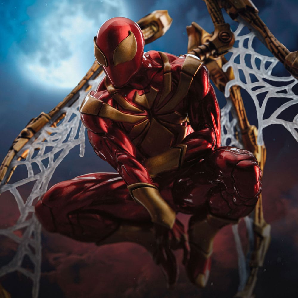 Marvel Art Scale Deluxe Statue 1/10 Spider-man Iron Armor Comics (CCXP Exclusive 2024) 24 cm Image 6