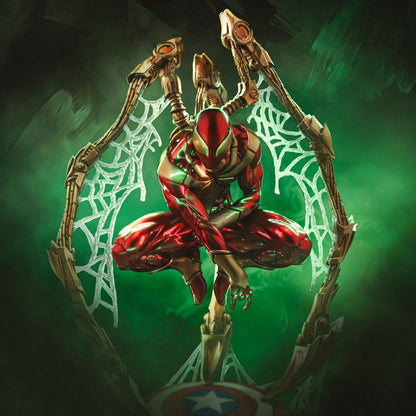 Marvel Art Scale Deluxe Statue 1/10 Spider-man Iron Armor Comics (CCXP Exclusive 2024) 24 cm Image 7