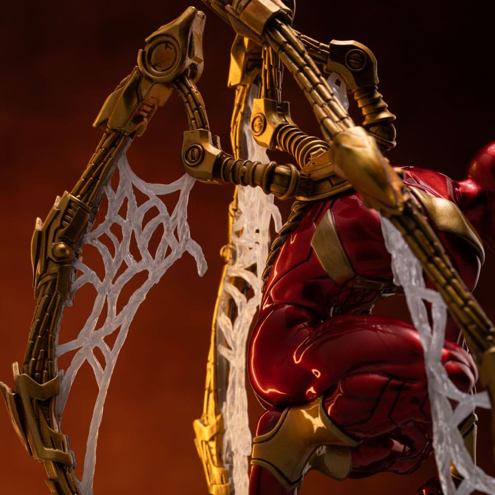 Marvel Art Scale Deluxe Statue 1/10 Spider-man Iron Armor Comics (CCXP Exclusive 2024) 24 cm Image 9