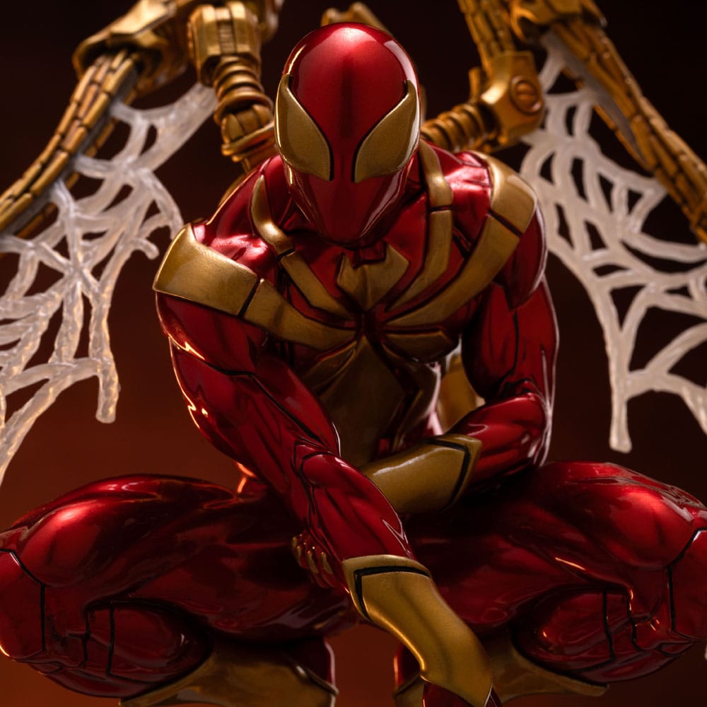 Marvel Art Scale Deluxe Statue 1/10 Spider-man Iron Armor Comics (CCXP Exclusive 2024) 24 cm Image 10