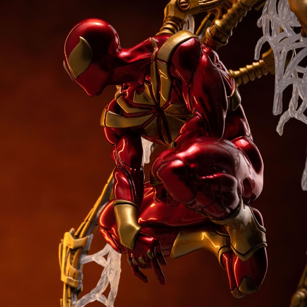 Marvel Art Scale Deluxe Statue 1/10 Spider-man Iron Armor Comics (CCXP Exclusive 2024) 24 cm Image 11