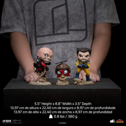 Deadpool & Wolverine Mini Co. PVC Figur Deadpool and Wolverine set Unmasked 14 cm Image 11