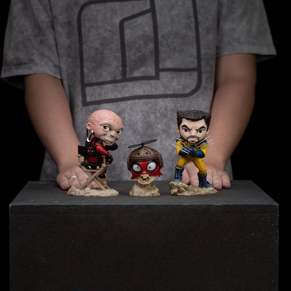 Deadpool & Wolverine Mini Co. PVC Figur Deadpool and Wolverine set Unmasked 14 cm Image 16