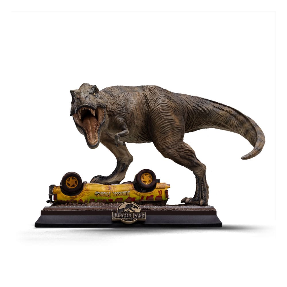 Jurassic Park Icons Statue T-Rex Attack 15 cm Image 1