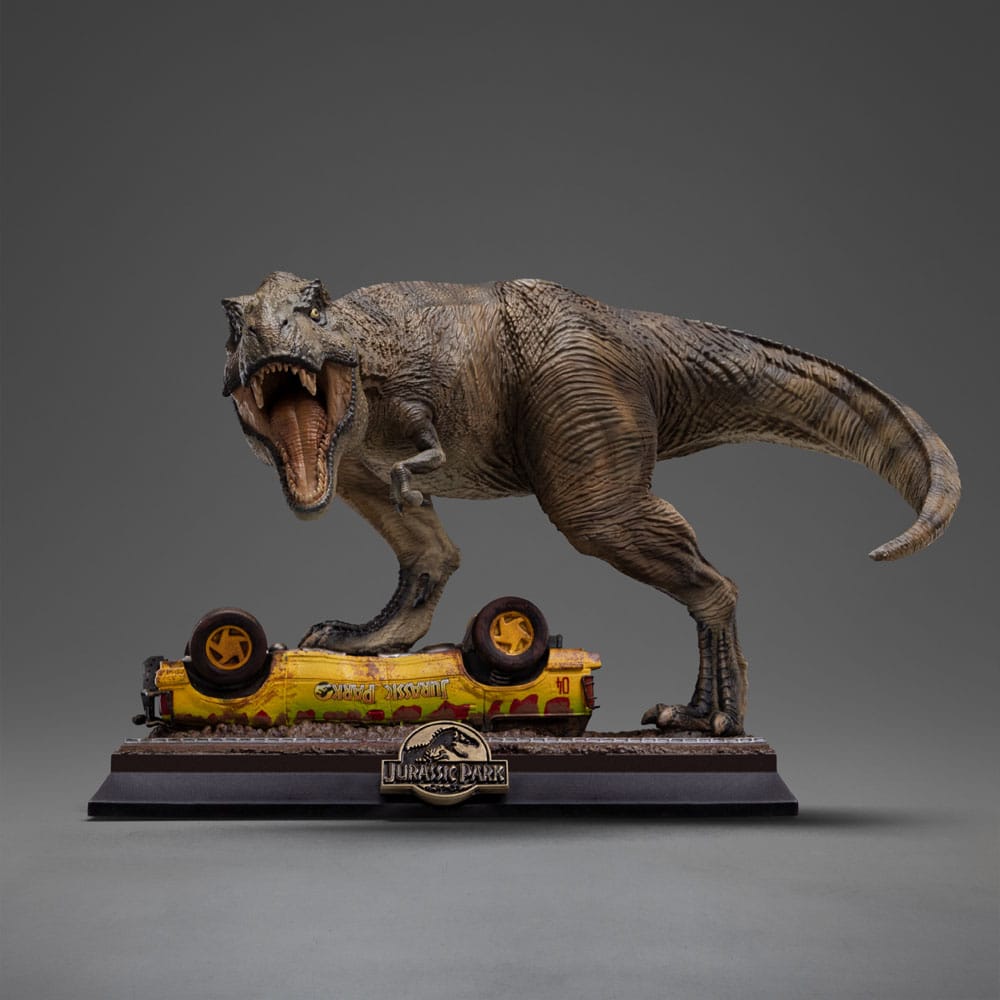 Jurassic Park Icons Statue T-Rex Attack 15 cm Image 2