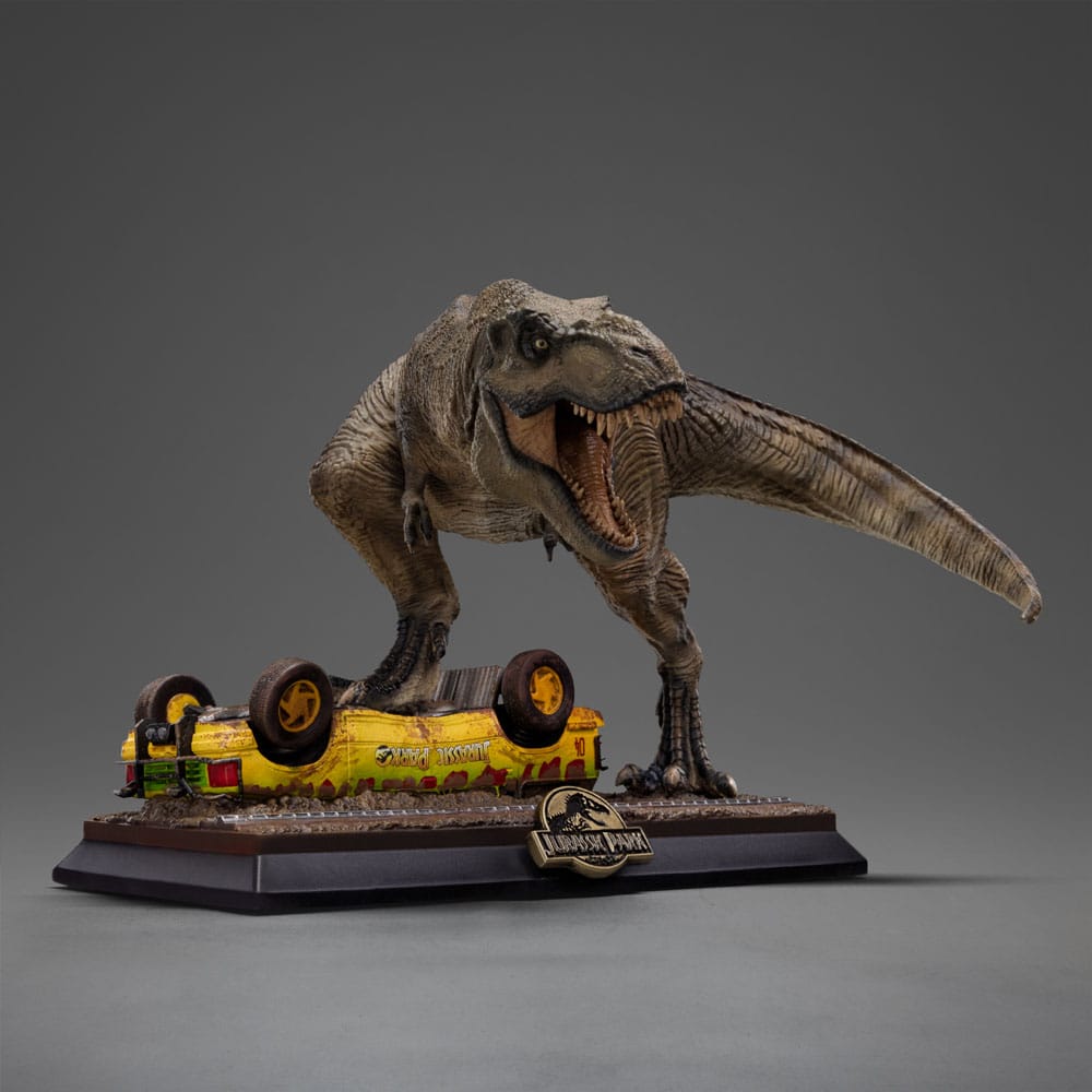 Jurassic Park Icons Statue T-Rex Attack 15 cm Image 3