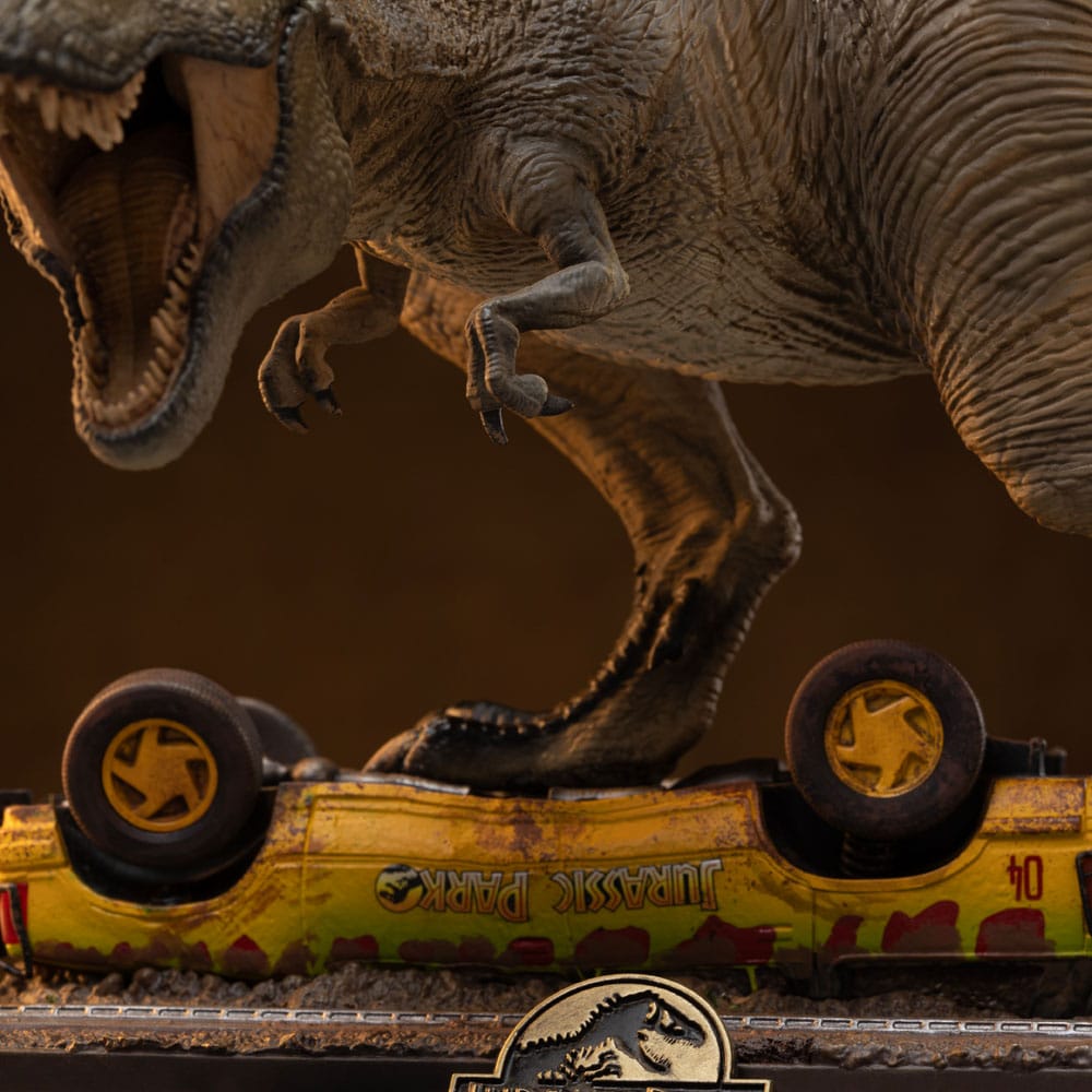 Jurassic Park Icons Statue T-Rex Attack 15 cm Image 9