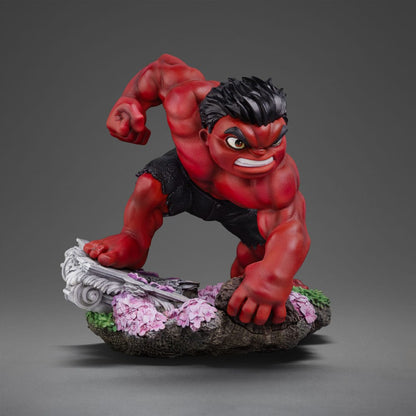 Captain America 4 Mini Co. PVC Figur Red Hulk 16 cm Image 3