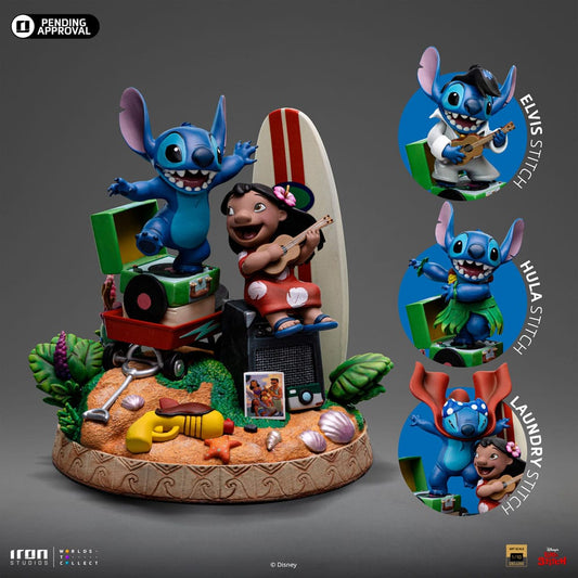 Lilo & Stitch Deluxe Art Scale Statue 1/10 Lilo & Stitch 20 cm Image 2