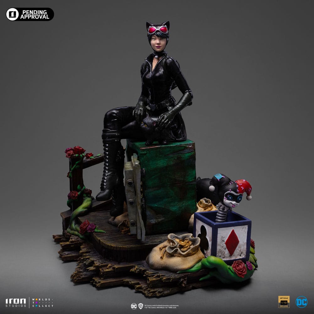 DC Comics Deluxe Art Scale Statue 1/10 Catwoman (Gotham City Sirens) 21 cm Image 4
