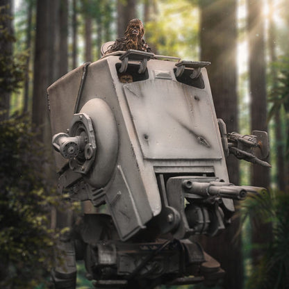 Star Wars Demi Art Scale Statue 1/20 AT-ST and Chewbacca 53 cm Image 2