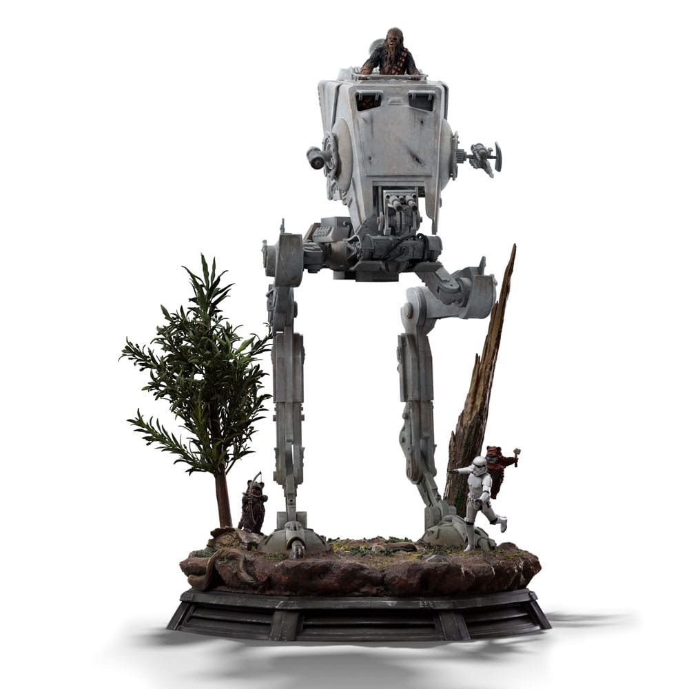 Star Wars Demi Art Scale Statue 1/20 AT-ST and Chewbacca 53 cm Image 13