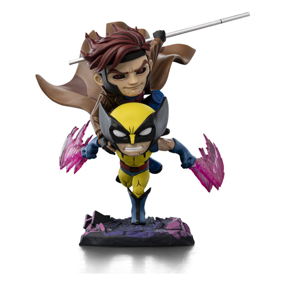 X-Men 97 Mini Co. PVC Figur Gambit and Wolverine 23 cm Image 1