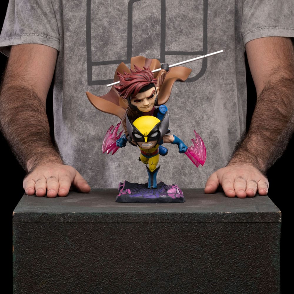 X-Men 97 Mini Co. PVC Figur Gambit and Wolverine 23 cm Image 2