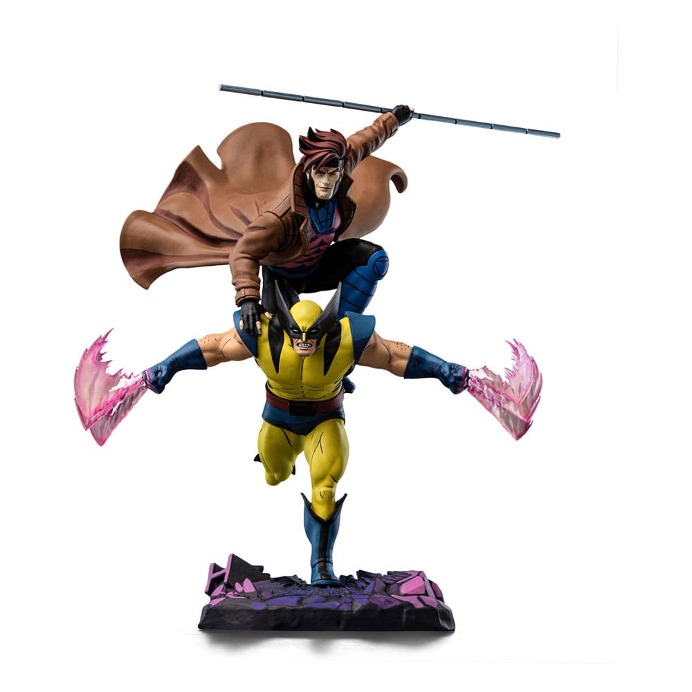 Marvel Deluxe Art Scale Statue 1/10 X-Men´97 Gambit & Wolverine 29 cm Image 1