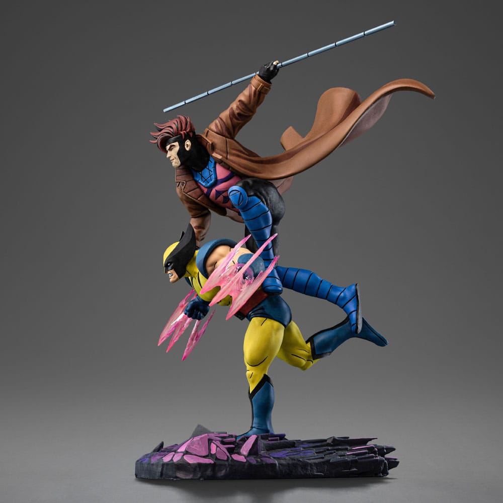 Marvel Deluxe Art Scale Statue 1/10 X-Men´97 Gambit & Wolverine 29 cm Image 2