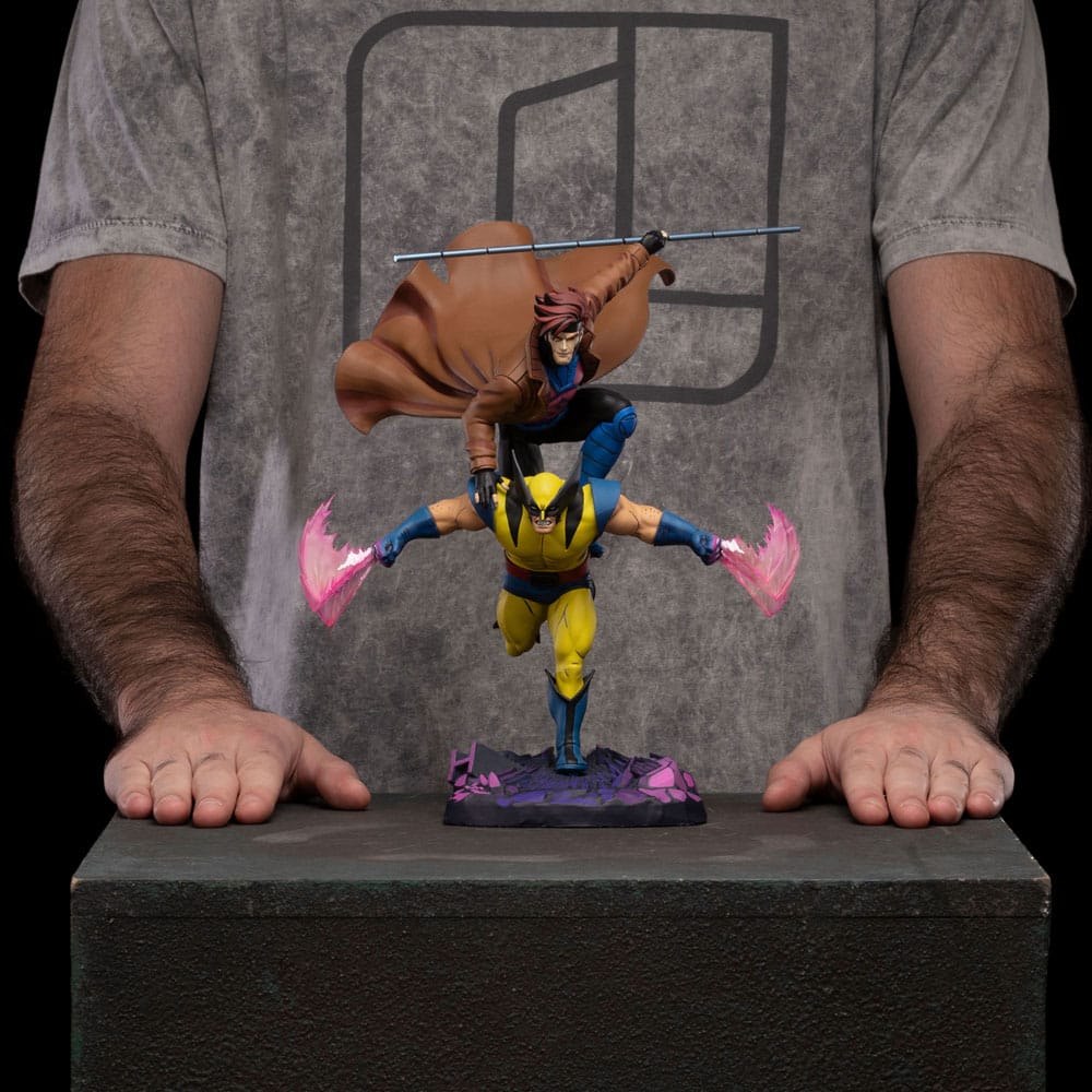 Marvel Deluxe Art Scale Statue 1/10 X-Men´97 Gambit & Wolverine 29 cm Image 11
