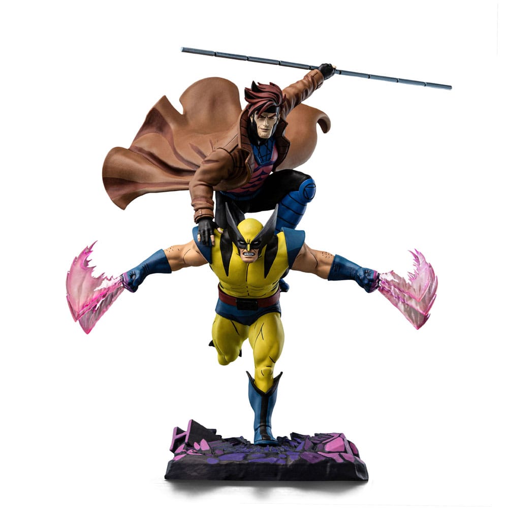 Marvel Deluxe Art Scale Statue 1/10 X-Men´97 Gambit & Wolverine 29 cm Image 12