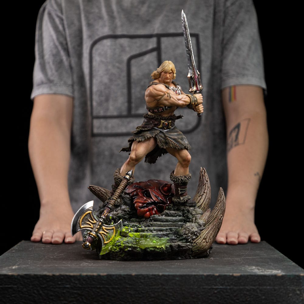 Masters of the Universe Deluxe Art Scale Statue 1/10 He-Man Unleashed 34 cm Image 15