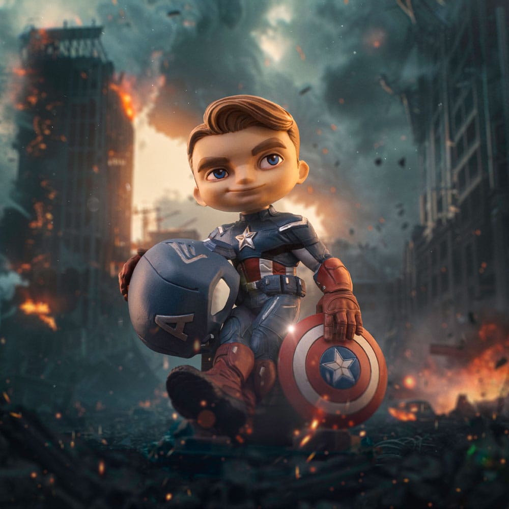 Avengers Infinity Saga Mini Co. PVC Figur Captain America 14 cm Image 8