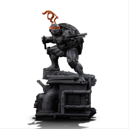 Teenage Mutant Ninja Turtles Art Scale Statue 1/10 Michelangelo Black and White Variant 26 cm heo exclusive Image 2