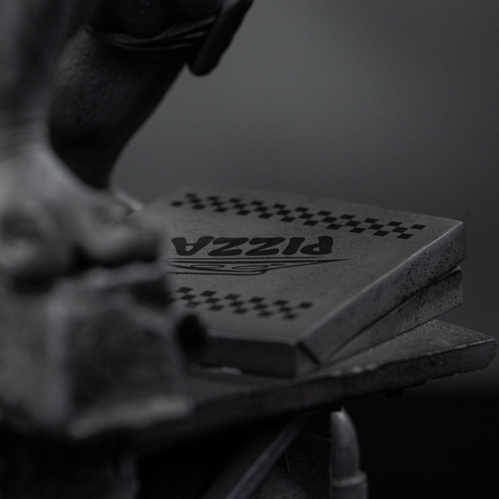Teenage Mutant Ninja Turtles Art Scale Statue 1/10 Michelangelo Black and White Variant 26 cm heo exclusive Image 10