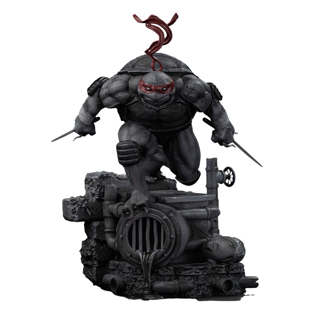 Teenage Mutant Ninja Turtles Art Scale Statue 1/10 Raphael Black and White Variant 26 cm heo exclusive Image 1